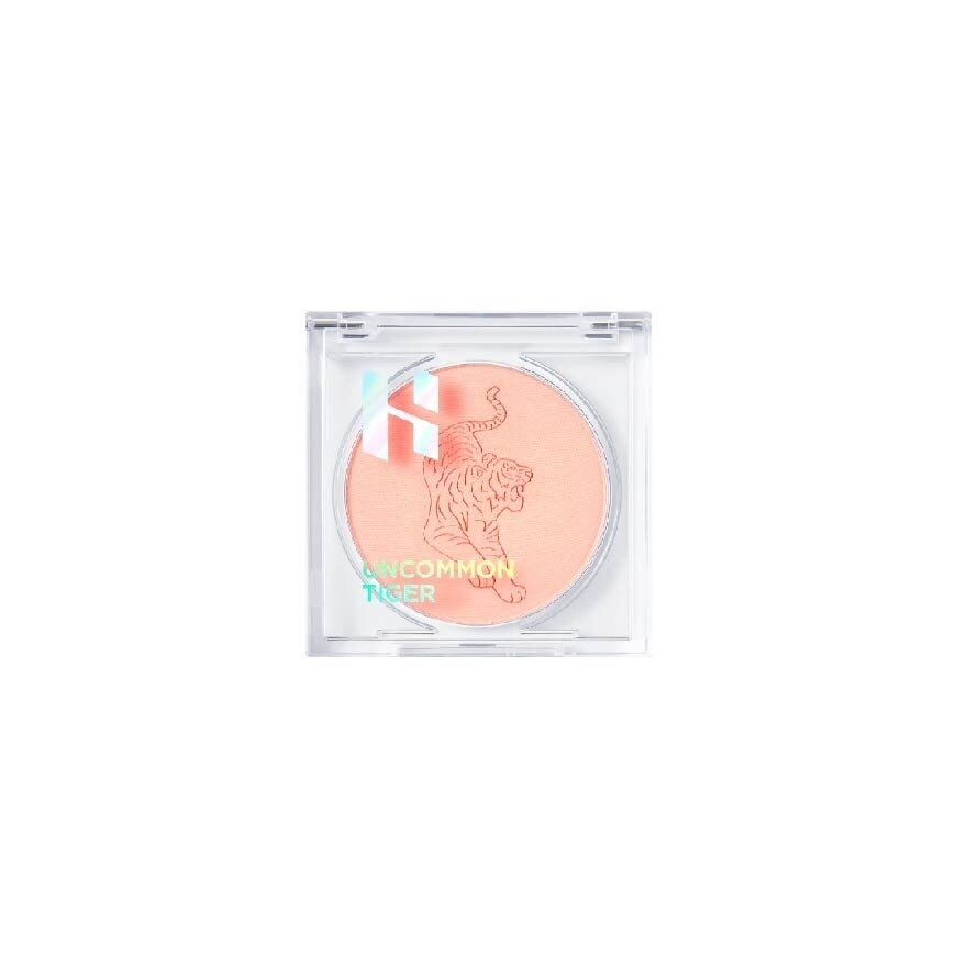 Uncommon Tiger Be Peppy Blusher (02 Meek), Soft And Natural Makeup Blush 5g