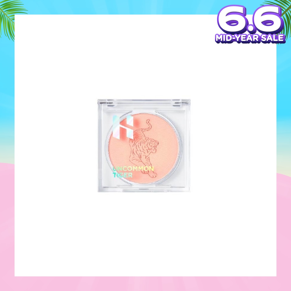 Uncommon Tiger Be Peppy Blusher Soft And Natural Makeup Blush 02 Meek 5g (Expiry: Dec`2025)
