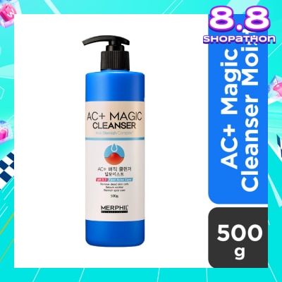 MERPHIL AC+ Magic Cleanser Deep Moist Acne Bodywash (Suitable For Dry & Sensitive Skin + Acne Relief) 500g