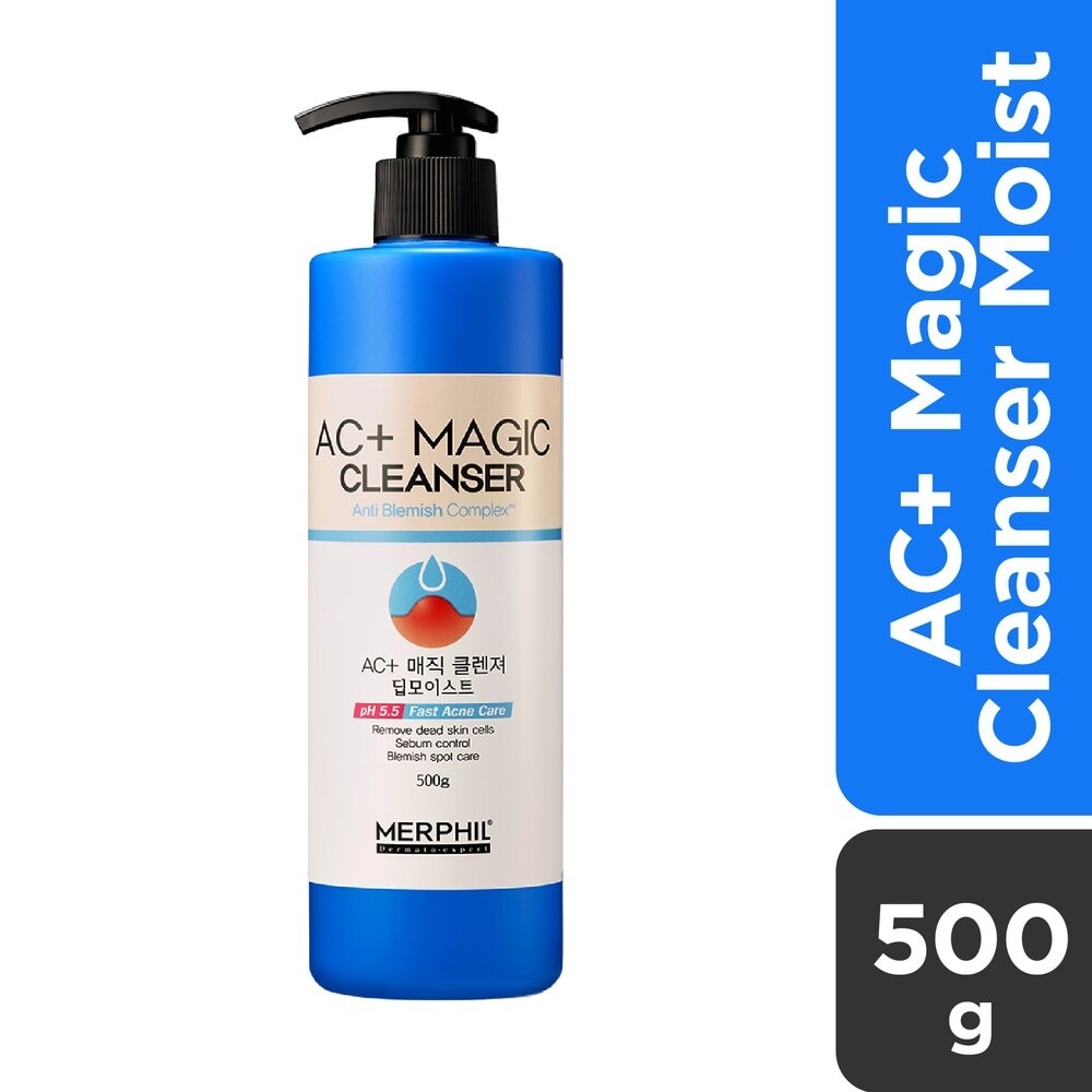 AC+ Magic Cleanser Deep Moist Acne Bodywash (Suitable For Dry & Sensitive Skin + Acne Relief) 500g