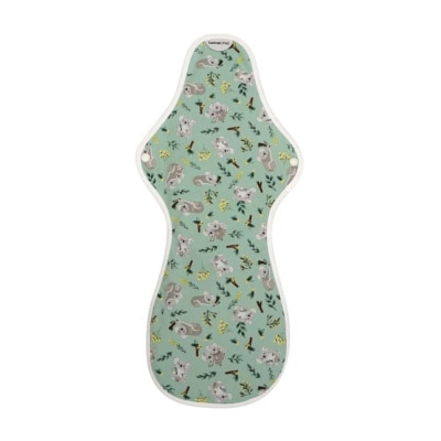 HANNAHPAD Organic Cotton Cloth Pad Super Ultra Koala (with Wings + Washable & Reusable) 1s