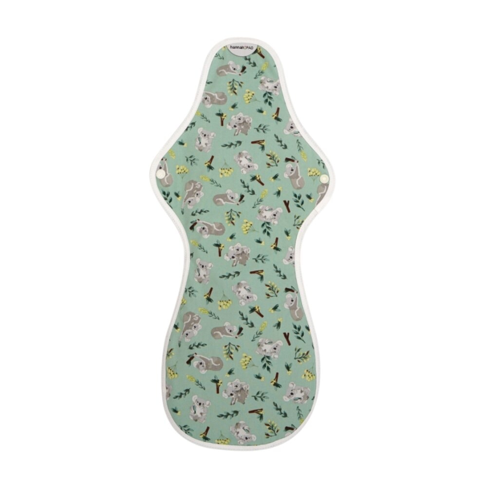 Organic Cotton Cloth Pad Super Ultra Koala (with Wings + Washable & Reusable) 1s