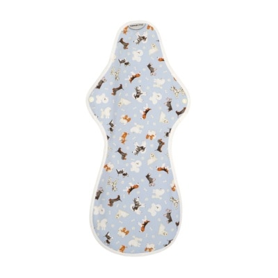 HANNAHPAD Organic Cotton Cloth Pad Super Ultra Puppy (with Wings + Washable & Reusable) 1s