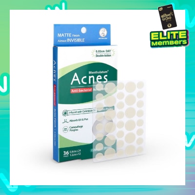 ACNES Anti-Bacterial Invisibly Thin Acne Patch with Calendula Extract Day  0.02cm (Soothe Redness) 36s
