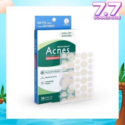 ACNES Anti-Bacterial Invisibly Thin Acne Patch with Calendula Extract Day  0.02cm (Soothe Redness) 36s