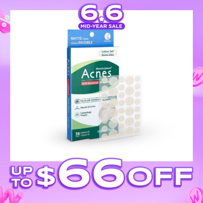 ACNES - Anti-Bacterial Invisibly Thin Acne Patch with Calendula Extract Day  0.02cm (Soothe Redness) 36s