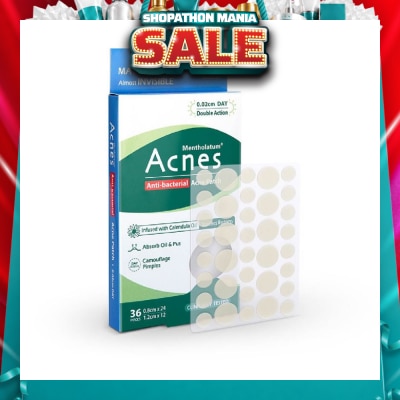 ACNES - Anti-Bacterial Invisibly Thin Acne Patch with Calendula Extract Day  0.02cm (Soothe Redness) 36s
