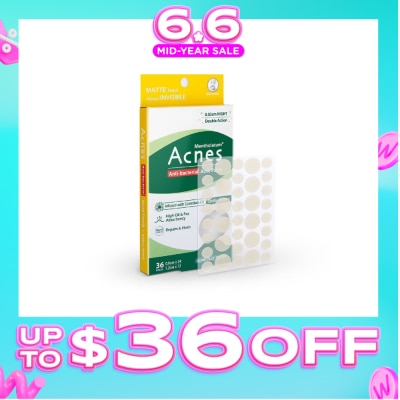 ACNES - Anti-Bacterial Super Thin Acne Patch with Calendula Extract Night 0.03cm (Soothe Redness) 36s