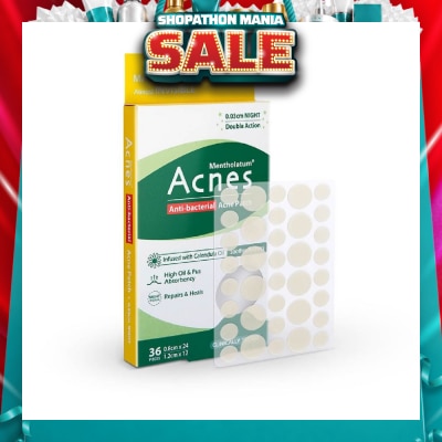 ACNES - Anti-Bacterial Super Thin Acne Patch with Calendula Extract Night 0.03cm (Soothe Redness) 36s