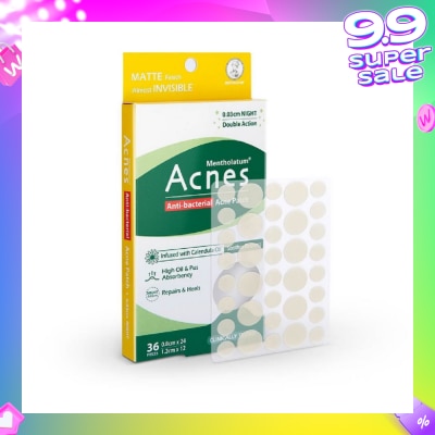 ACNES Anti-Bacterial Super Thin Acne Patch with Calendula Extract Night 0.03cm (Soothe Redness) 36s