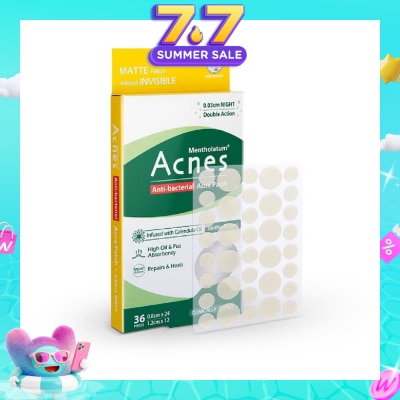 ACNES - Anti-Bacterial Super Thin Acne Patch with Calendula Extract Night 0.03cm (Soothe Redness) 36s