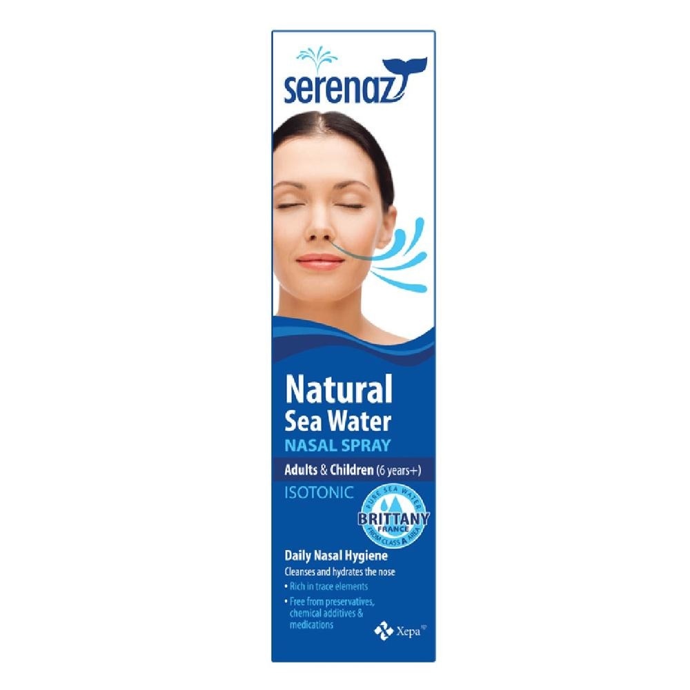 Natural Sea Water Nasal Spray (Suitable For Adults & Children Above 6yrs old) 120ml