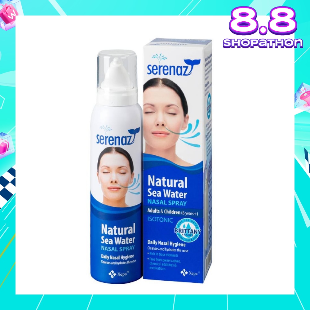 Natural Sea Water Nasal Spray (Suitable For Adults & Children Above 6yrs old) 120ml