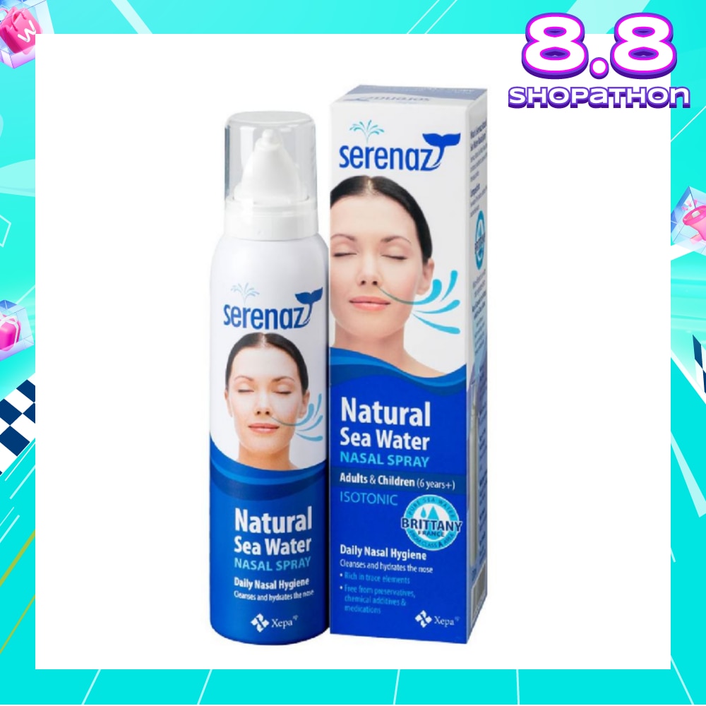 Natural Sea Water Nasal Spray (Suitable For Adults & Children Above 6yrs old) 120ml