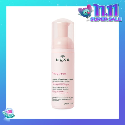 NUXE Very Rose Delicious Cleansing Foam (Gently Cleanse & Soothes Skin + Effective Impurities Removal) 150ml