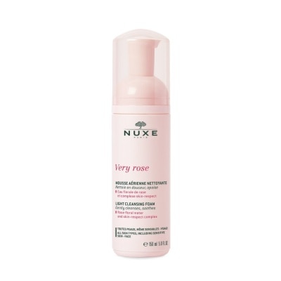 NUXE Very Rose Delicious Cleansing Foam (Gently Cleanse & Soothes Skin + Effective Impurities Removal) 150ml