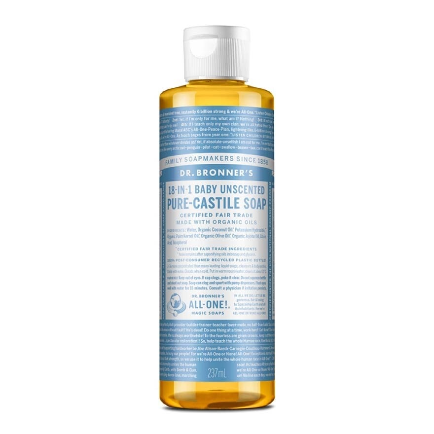 Baby Unscented Pure Castile Liquid Soap 237ml