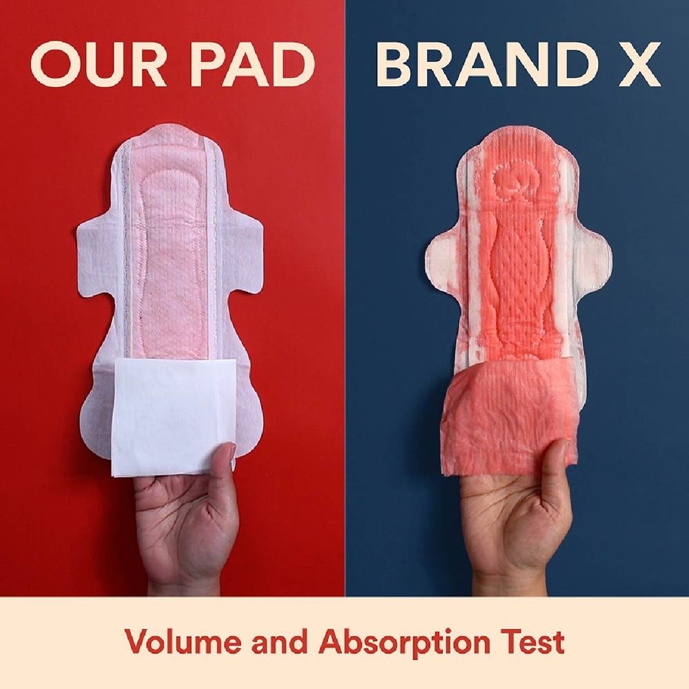 Hypoallergenic & Antibacterial Ultrathin Sanitary Pad Wings Regular 25cm (Made from Corn + Skin Friendly) 14s