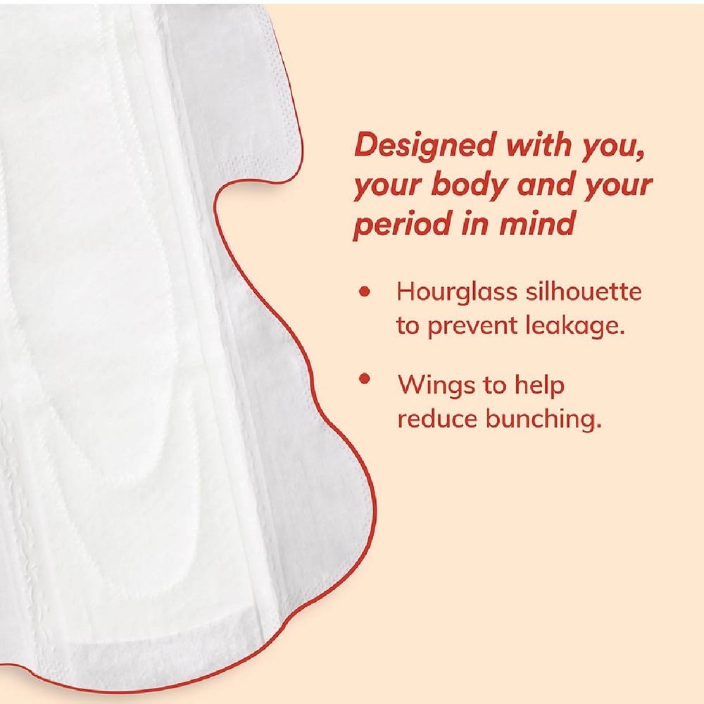 Hypoallergenic & Antibacterial Ultrathin Sanitary Pad Wings Regular 25cm (Made from Corn + Skin Friendly) 14s