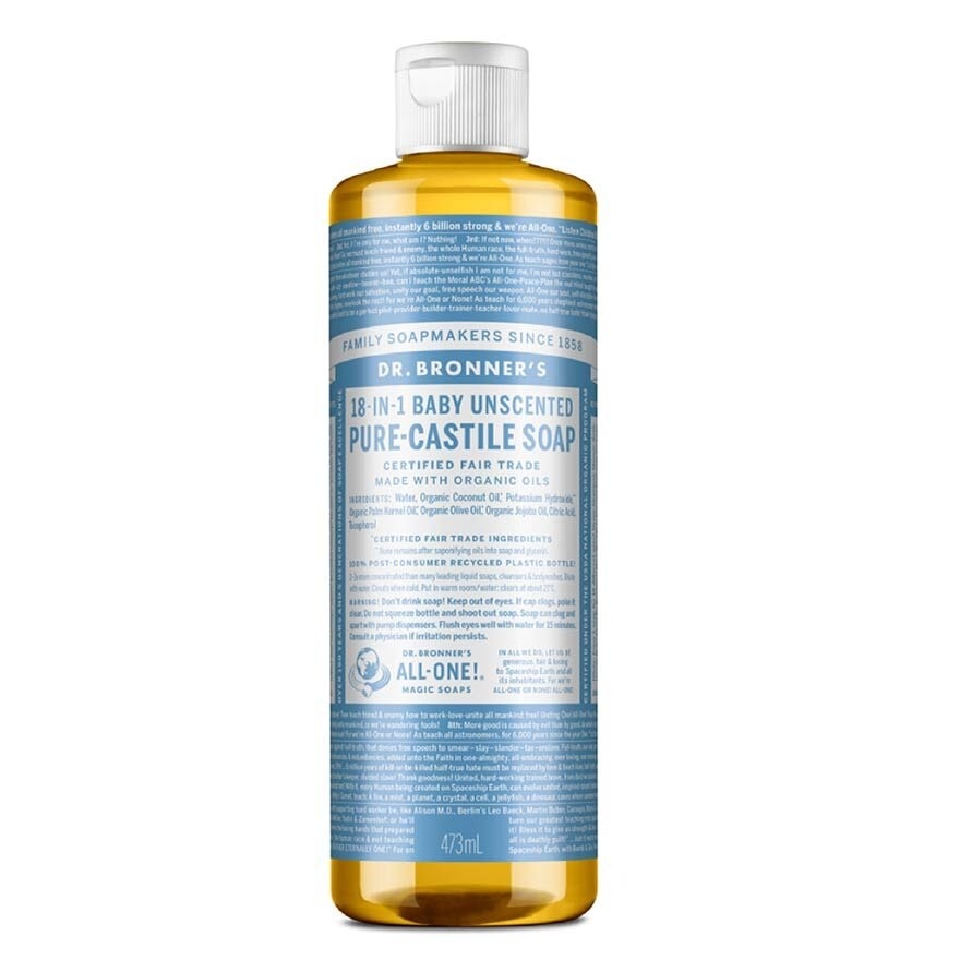Baby Unscented Pure Castile Liquid Soap 473ml