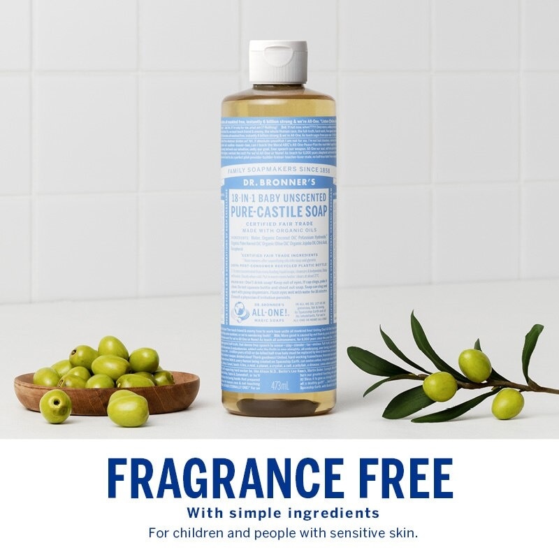 Baby Unscented Pure Castile Liquid Soap 473ml