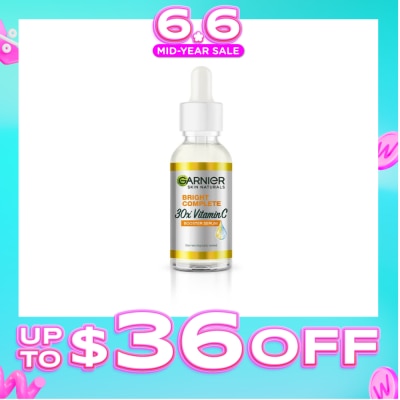 GARNIER - Bright Complete Vitamin C Booster Serum (Anti-Spot with 30x Vitamin C and Japanese Yuzu Lemon) 50ml