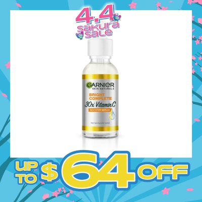 GARNIER - Bright Complete Vitamin C Booster Serum (Anti-Spot with 30x Vitamin C and Japanese Yuzu Lemon) 50ml