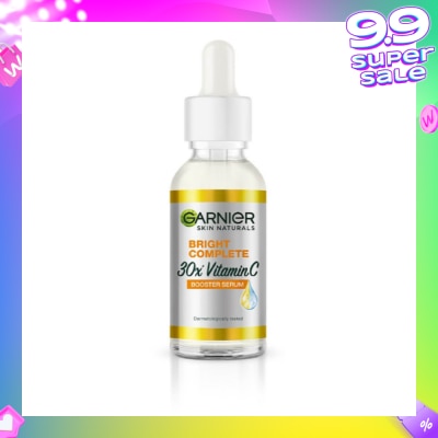 GARNIER Bright Complete Vitamin C Booster Serum (Anti-Spot with 30x Vitamin C and Japanese Yuzu Lemon) 50ml