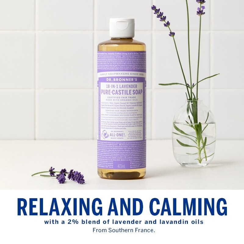 Lavender Pure Castile Liquid Soap  59ml