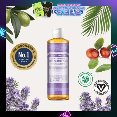 DR BRONNER'S Lavender Pure Castile Liquid Soap 237ml