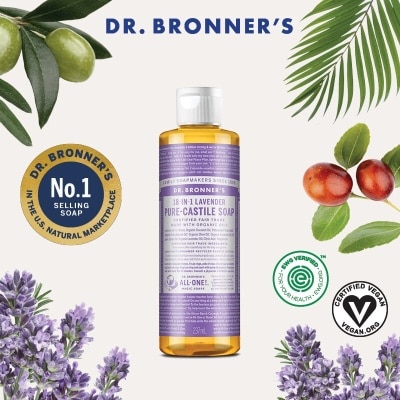 DR BRONNER'S Lavender Pure Castile Liquid Soap 237ml