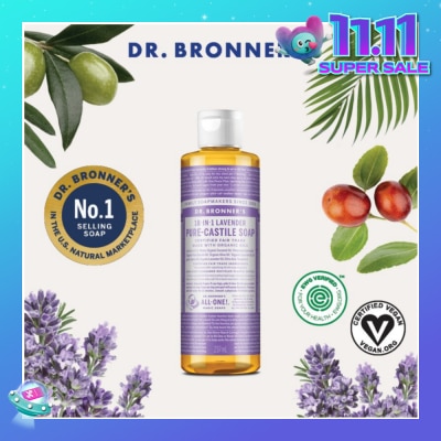 DR BRONNER'S Lavender Pure Castile Liquid Soap 237ml