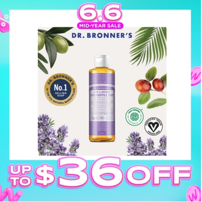 DR BRONNER'S - Lavender Pure Castile Liquid Soap 237ml