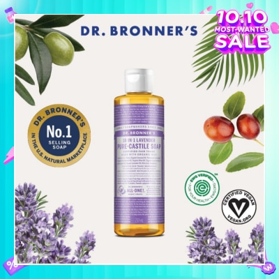 DR BRONNER'S Lavender Pure Castile Liquid Soap 237ml