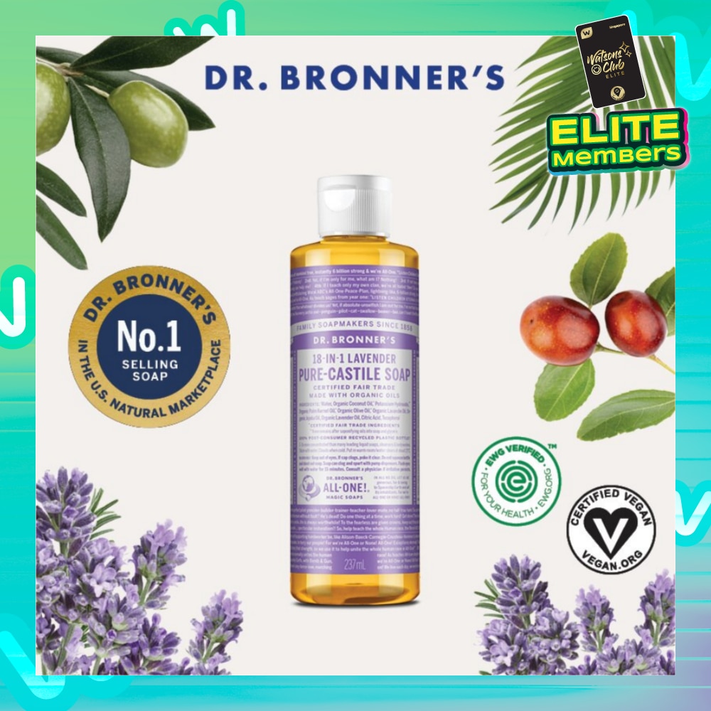 Lavender Pure Castile Liquid Soap 237ml