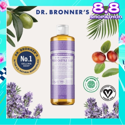 DR BRONNER'S Lavender Pure Castile Liquid Soap 473ml