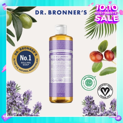 DR BRONNER'S Lavender Pure Castile Liquid Soap 473ml