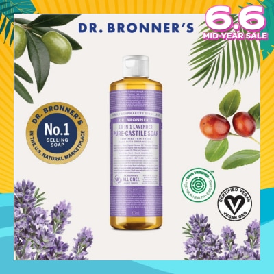 DR BRONNER'S Lavender Pure Castile Liquid Soap 473ml
