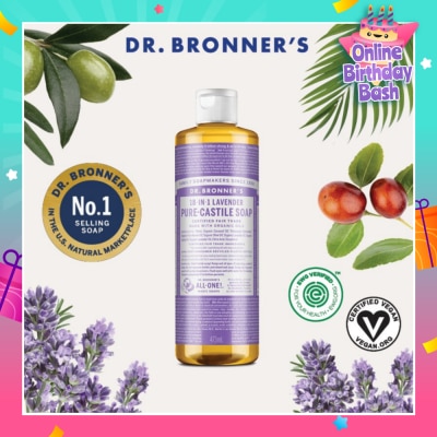DR BRONNER'S Lavender Pure Castile Liquid Soap 473ml