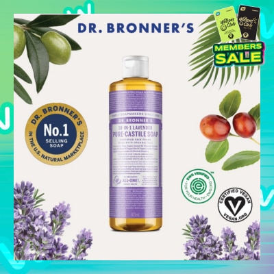 DR BRONNER'S Lavender Pure Castile Liquid Soap 473ml