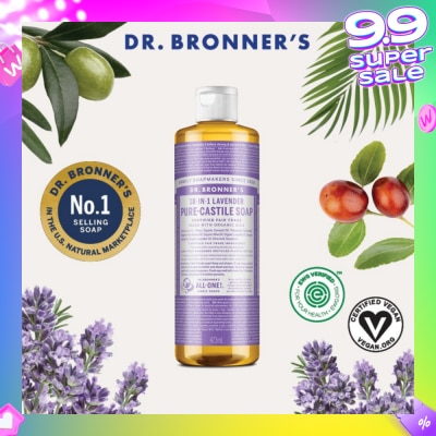 DR BRONNER'S Lavender Pure Castile Liquid Soap 473ml