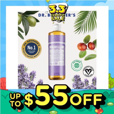 DR BRONNER'S Lavender Pure Castile Liquid Soap 473ml