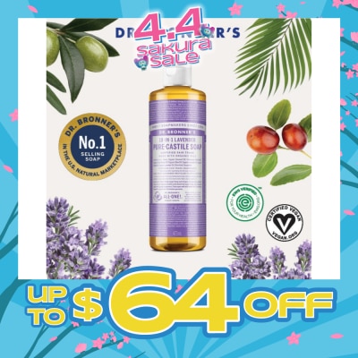 DR BRONNER'S - Lavender Pure Castile Liquid Soap 473ml