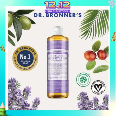 DR BRONNER'S Lavender Pure Castile Liquid Soap 473ml
