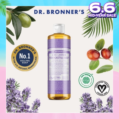 DR BRONNER'S Lavender Pure Castile Liquid Soap 473ml