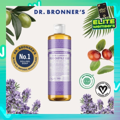 DR BRONNER'S Lavender Pure Castile Liquid Soap 473ml