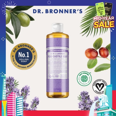 DR BRONNER'S Lavender Pure Castile Liquid Soap 473ml