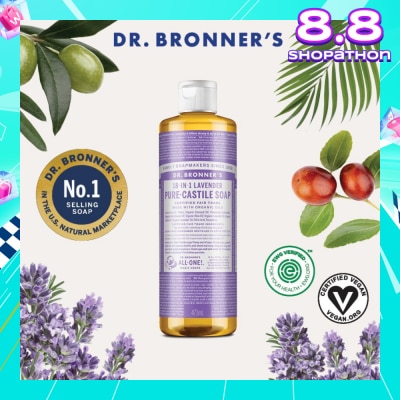 DR BRONNER'S Lavender Pure Castile Liquid Soap 473ml