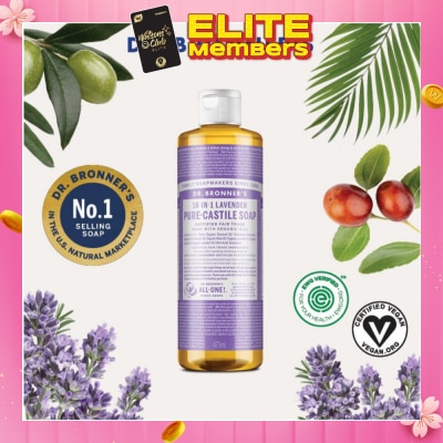 DR BRONNER'S Lavender Pure Castile Liquid Soap 473ml