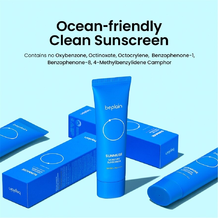 Clean Ocean Moisture Sunscreen SPF50+ PA+++ (Suitable for All Skin Types) 50ml